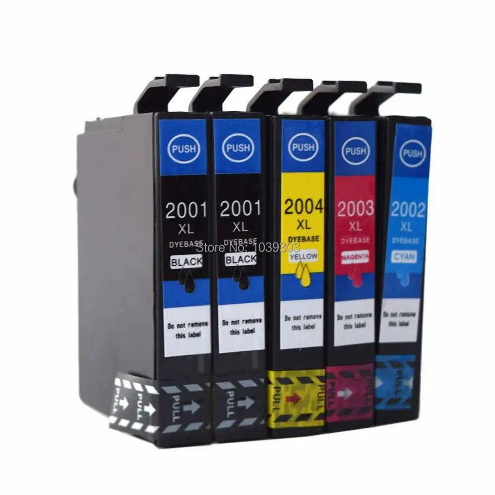 

5x T200 XL T2001 Ink Cartridge Compatible for Epson XP100 XP400 XP200 XP300 XP310 XP410 WF2530 2540 Workforce 2510