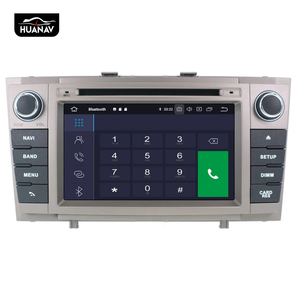 Cheap DSP Android 9 Car CD DVD Player GPS Navigation For Toyota Avensis 2009-2015 T27 head unit auto radio stereo tape recorder 4+64G 8