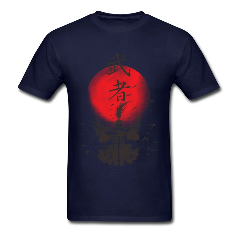 The Warrior Special Design Tops Shirt O-Neck Summer Fall Pure Cotton Short Sleeve T-shirts for Men Casual Tops Tees The Warrior navy