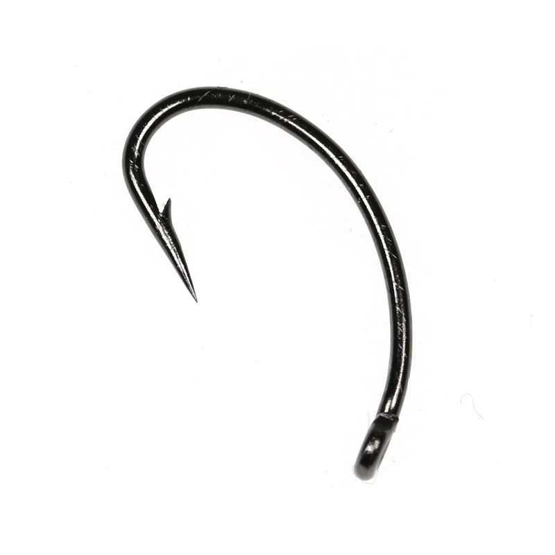 100PCS Fly Tying Hook Nymph Bug Shrimp Scud Pupae Larvae Caddis Flies Fishing Hooks #8~#16