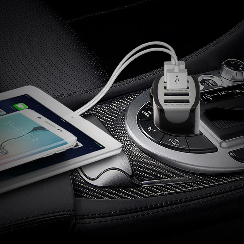 Автомобильное зарядное устройство QC3.0 4USB Зарядка для Мобильный телефон планшет CE