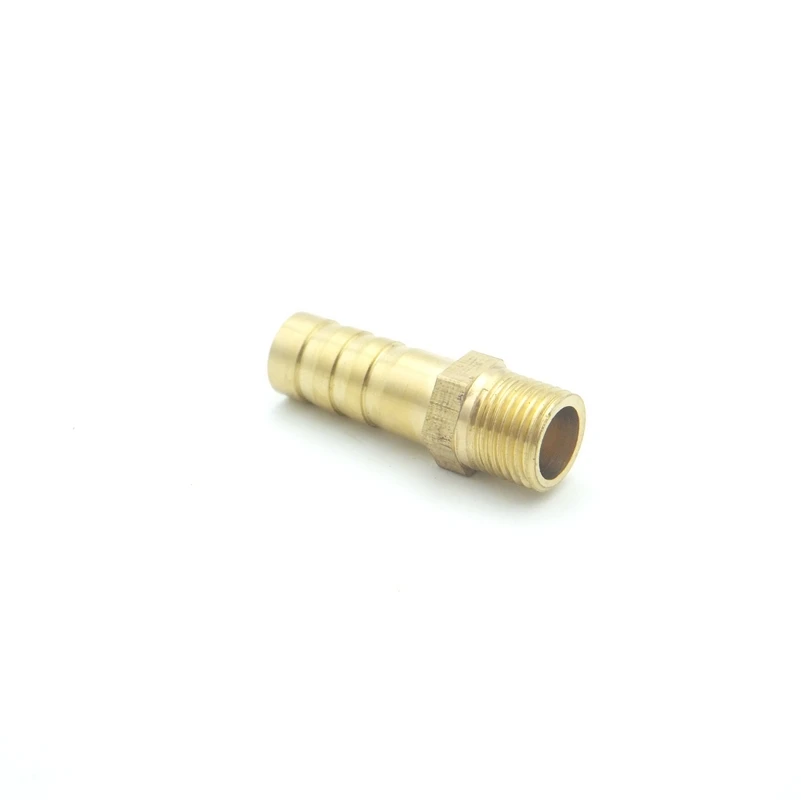 5pcs Hose Barb I//D 8mm x M8x1.25 Male Brass coupler Splicer Pipe Fitting Adapter