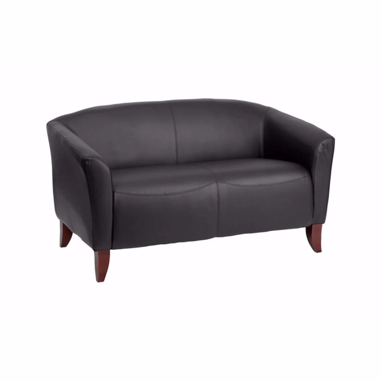 Flash Furniture Hercules Imperial Series Reception Set In Black (2)