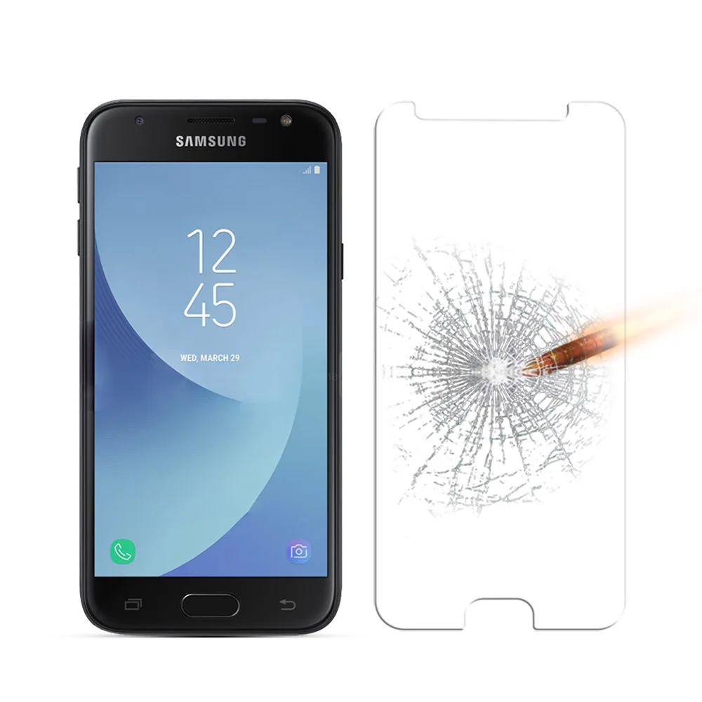 

Tempered Glass For Samsung Galaxy J3 2017 J330 (EU Version) Screen Protector Film for Samsung J3 2017 J330F Phone glass Film HD