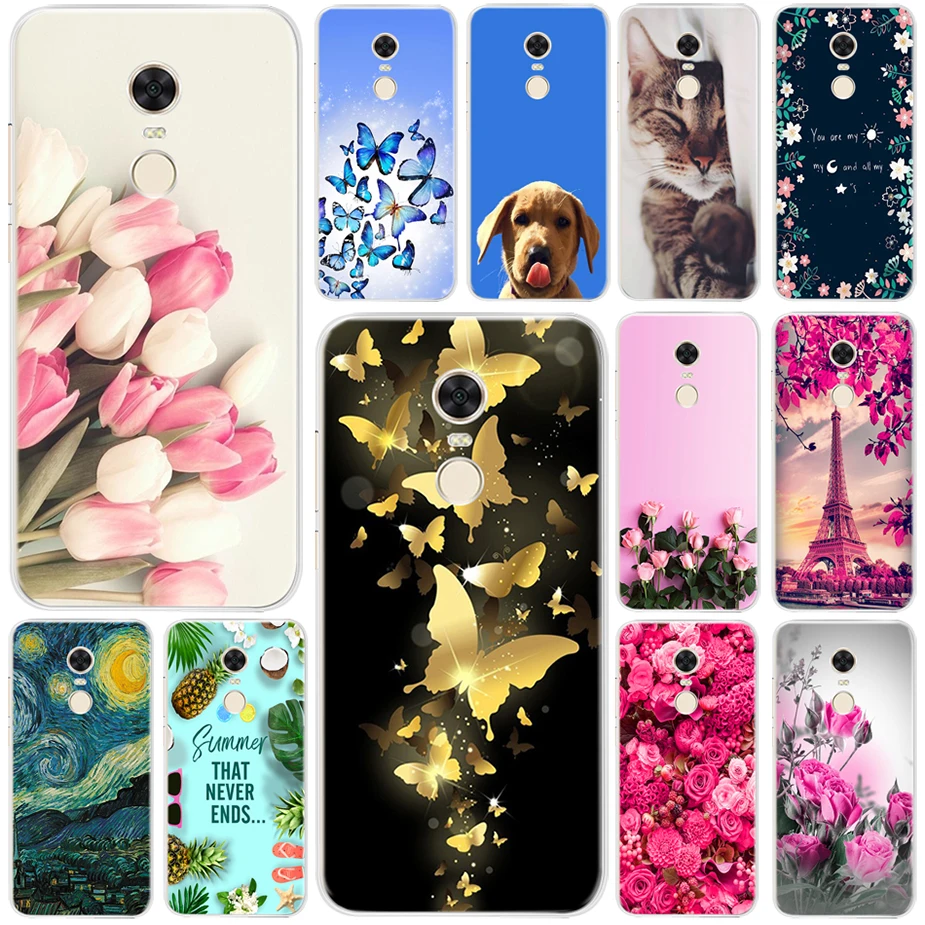 

Soft Silicone Case For Xiaomi Redmi Note 4X Cases Cover For Xiaomi Redmi Note 4X Note4x Global Version Phone Case Coque Housing
