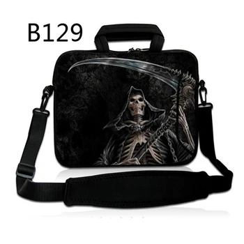 

Cool Skull 11 13 14 15 inch Notebook Computer LaptopBag Case for Men Women Briefcase Shoulder Messenger Bag