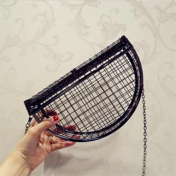 

2020 metal hollow out clutch bags wedding dinner bags with chain gold shell banquet bags for women clutch wallets MN1092