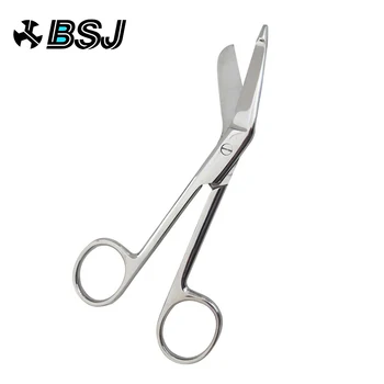 

Stainless Steel Bandage Scissors 14cm Nursing Scissors for Medical Home Use
