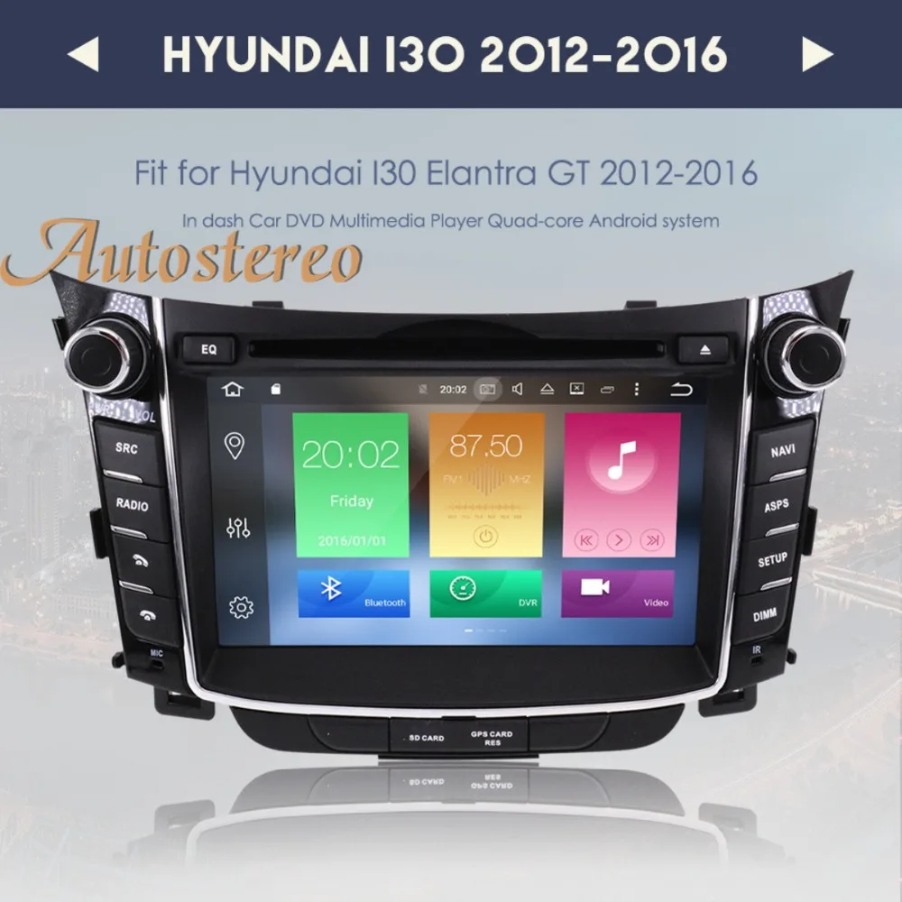 Android 9 PX5/PX6 автомобильный dvd-плеер gps навигация головное устройство для hyundai I30 Elantra GT 2012+ мультимедийный плеер радио магнитофон