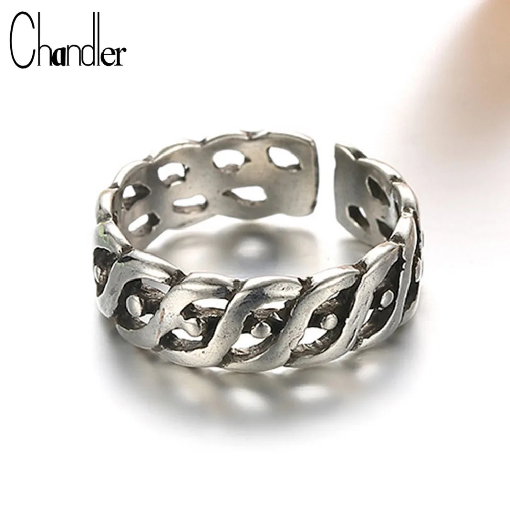 Chandler New Antique Classical Link Chain Design Ring For Women Men Tail Justable Chic Turkish Luxury | Украшения и аксессуары