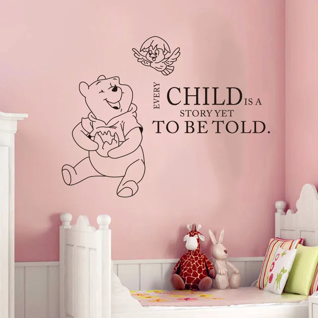 Wall Decals Quotes Winnie The Pooh Quote Vinyl Sticker Nursery Room