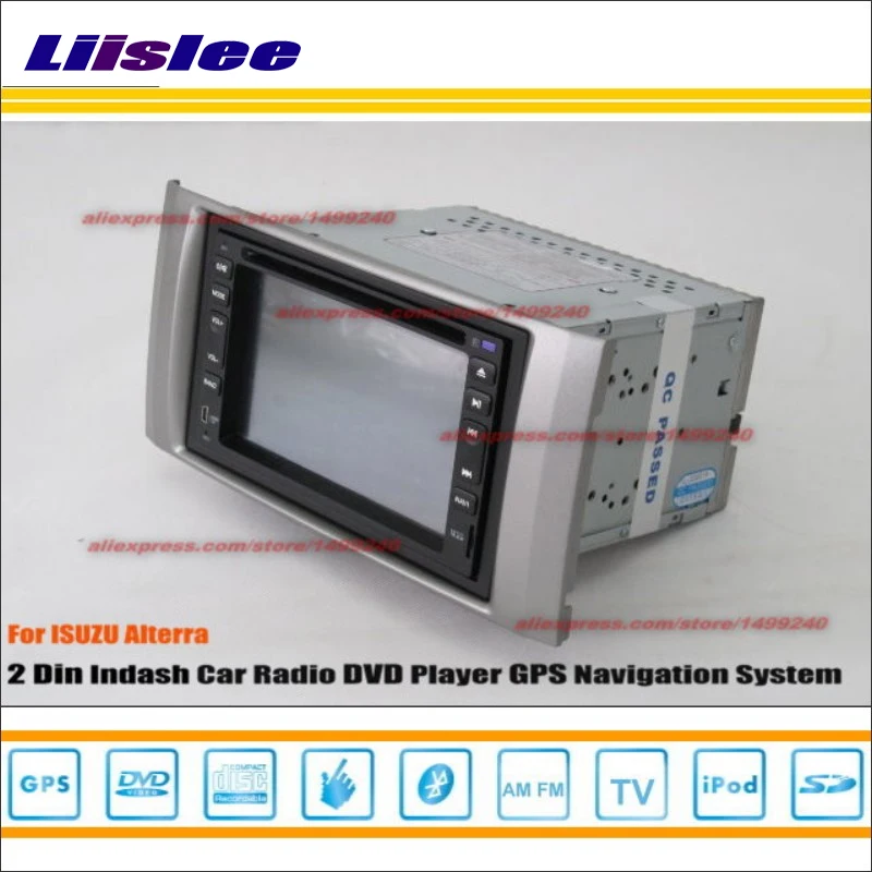 Best Liislee For Isuzu Alterra 2009~2011 Radio CD DVD Player GPS Nav Navi Map Navigation System Double Din Car Audio Installation Set 1