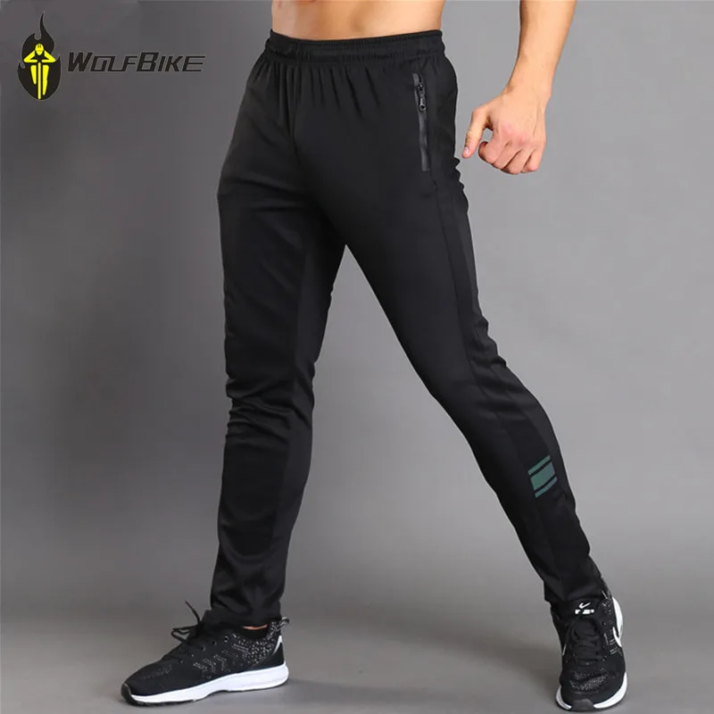 Miglior WOSAWE Elastico Morbido Pantaloni da ciclismo Corsa e Jogging Sport Mountain Bike In Sella A Lunghe Pantaloni Da Jogging traspirante Fondo indossare