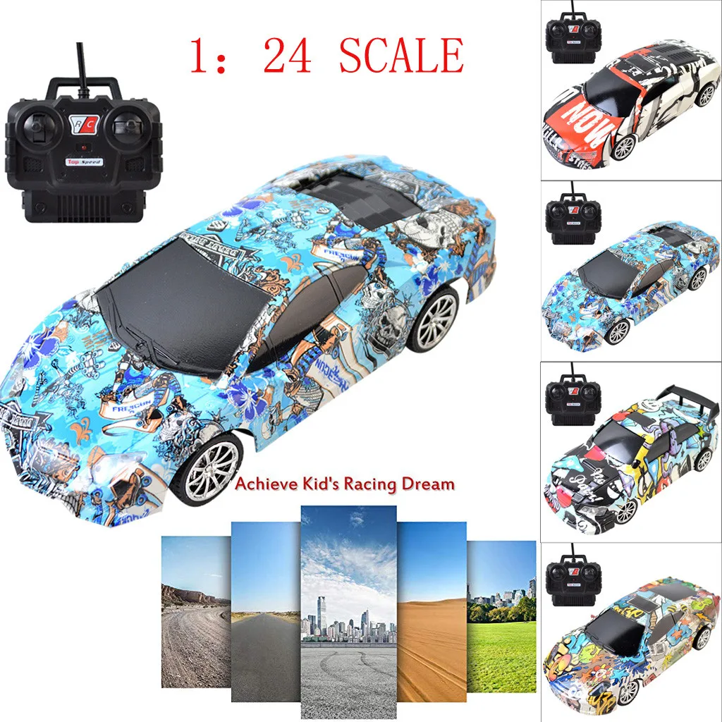 

RC Car Electric Racing Drift Car 1/24 4WD Radio High Speed Racer Car for Kids Child Toy Kid Child Christmas Gift Fun Eject