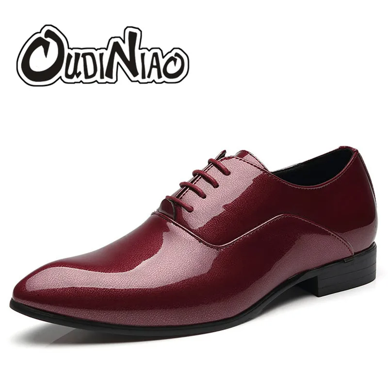 

Mens Shoes Casual Large Sizes 38-48 Men's Shoes 2017 Patent Leather Oxford Footwear Lace Up Luxury Shoes Men Zapatillas Hombre
