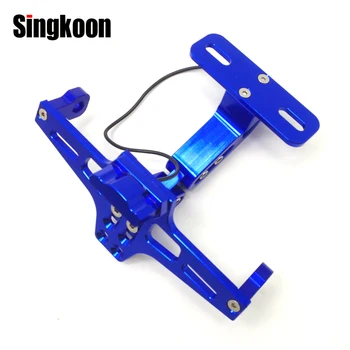 

Universal Motorcycle License Plate Holder number plate Frame Support Bracket Adjustable FOR mt 09 tracer honda pcx cbr 250r