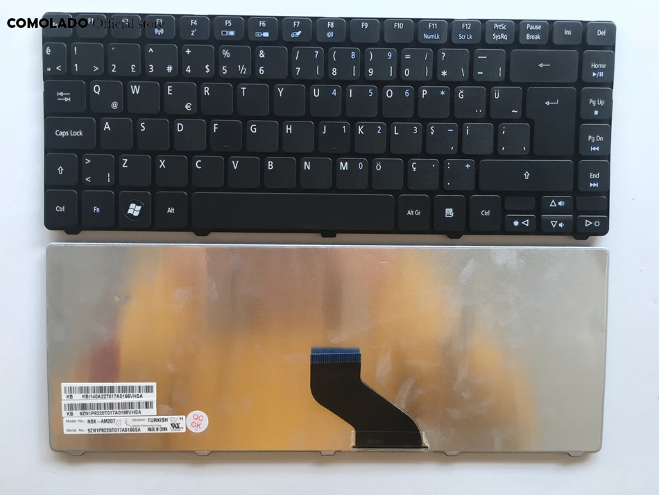 TR Турецкая клавиатура для ACER 3810TG 3810T 4750G 3810 4736 3820 4820 4741 4755 4535G 4540 4743G 5942G черная |
