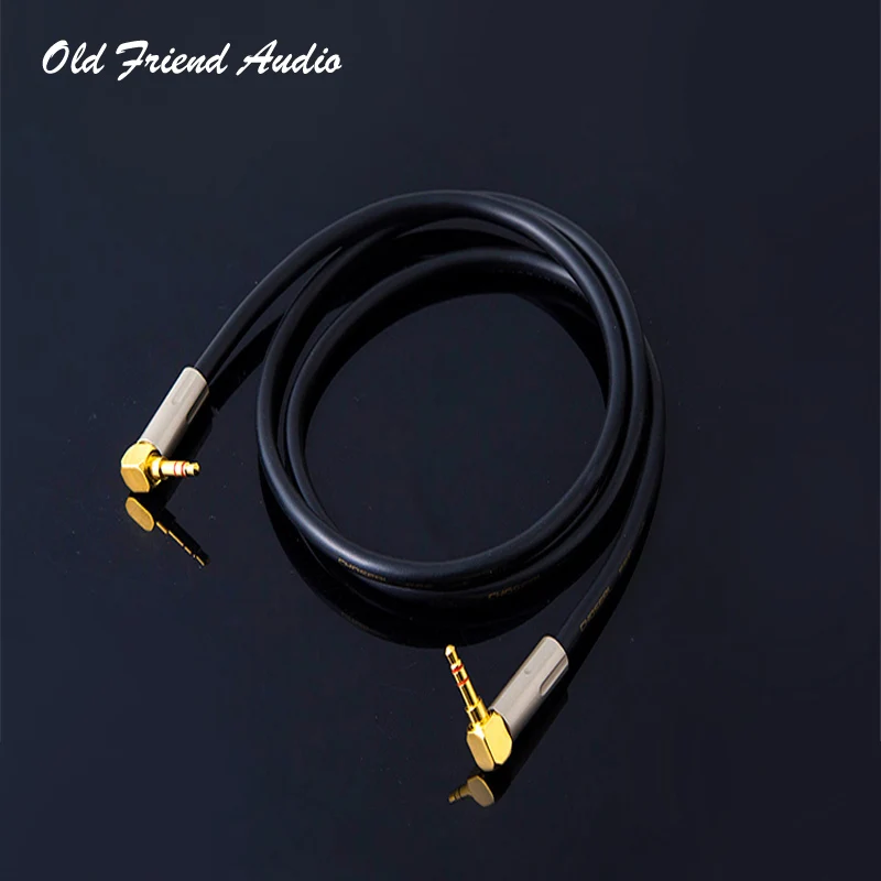 A075 Hifi 3.5mm To 6N Copper plated silver Stereo TRS(male) AUX HIFI Audio Cable 0.5M / 1M 2M 3M 5M |