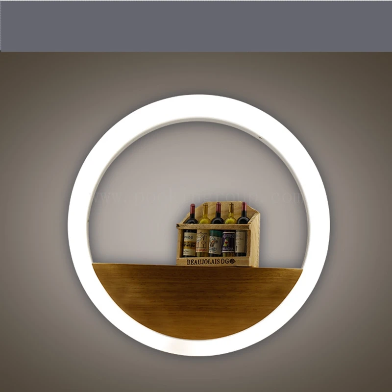 

2017 NEW AC85-265V Minimalism creative art Led Wall decoration lamp For Bedroom Stairs Living Room Background 20/30/40cm