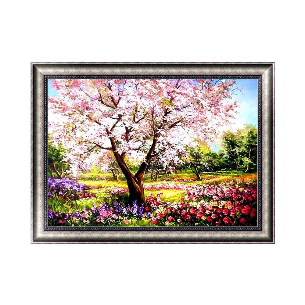 

100% Full DIY 5D Diamond Painting Lush Life Tree Cross Stitch Diamond Embroidery Patterns rhinestones Diamond Art Mosaic 2019