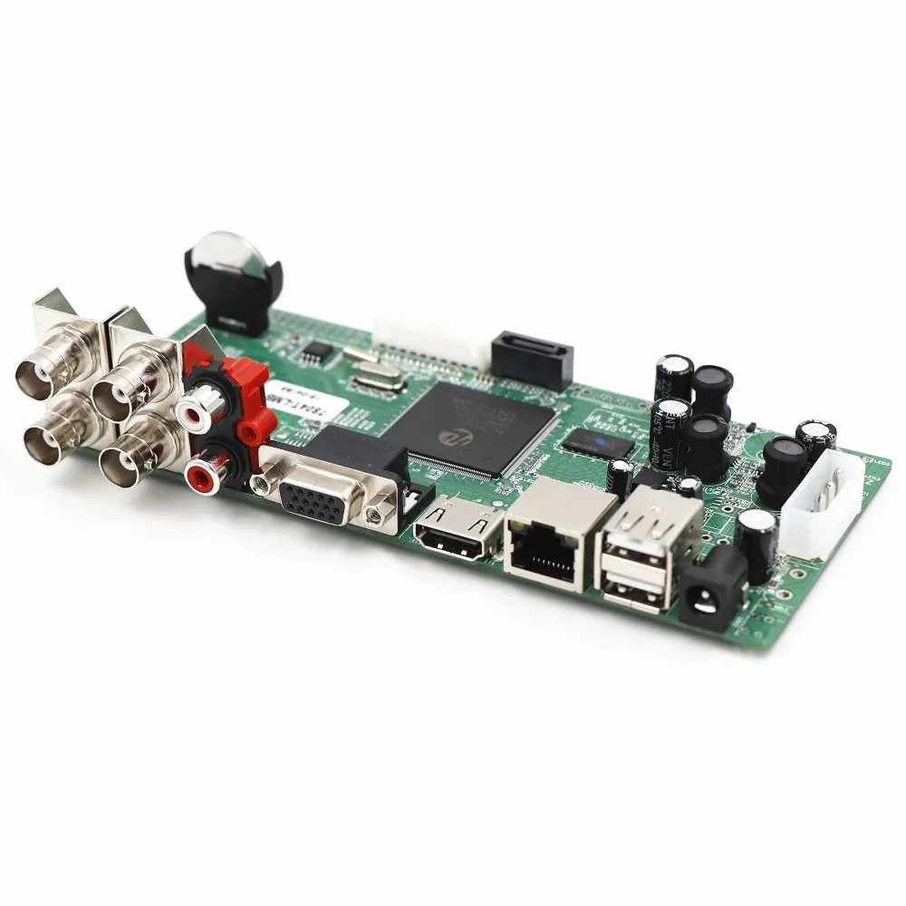 Cctv h 264 network video recorder 4 channel 1080n hybrid dvr board