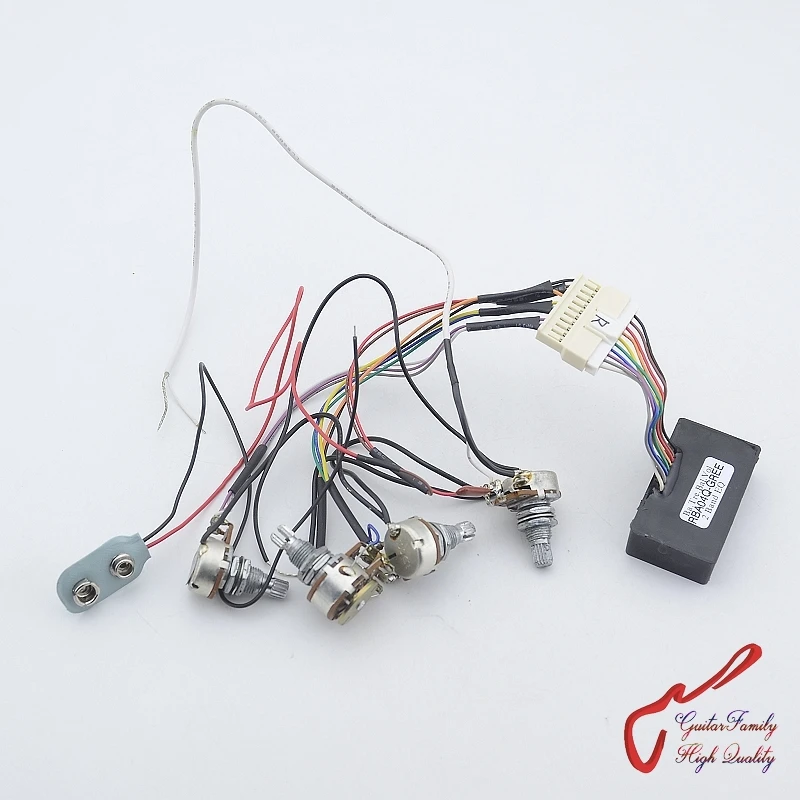 

1 Set GuitarFamily Rockbass 2 Band EQ Preamp Circuit For Passive Bass Pickup ( #0810 ) MADE IN KOREA