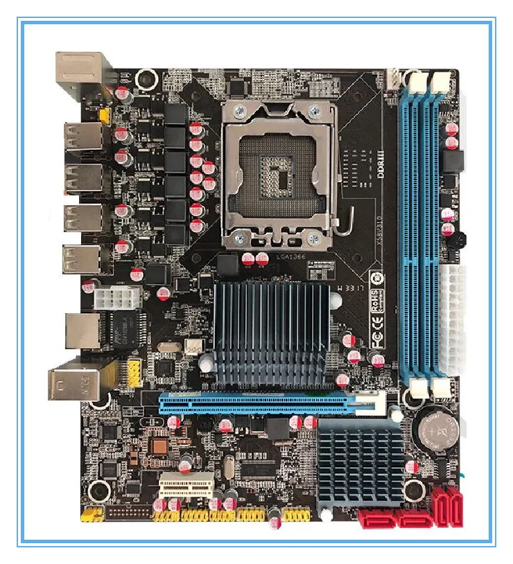 

100% OEM New X58 V311 Desktop Motherboard X58 LGA 1366 DDR3 Quad-Core DDR3/ECC 16GB All-Solid MATX motherboard