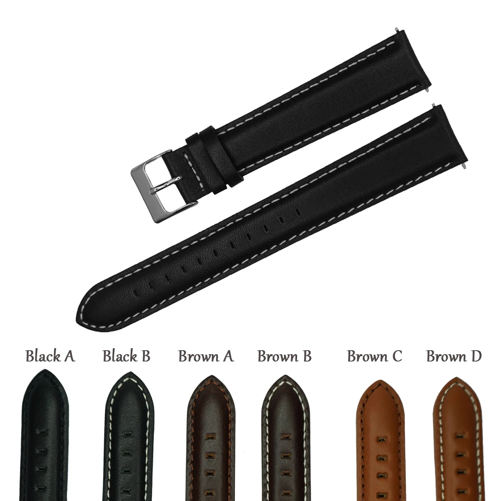 Ремешок для часов из натуральной кожи 18/20/22/24 мм|strap 18mm|genuine leather watch strapwatch strap |