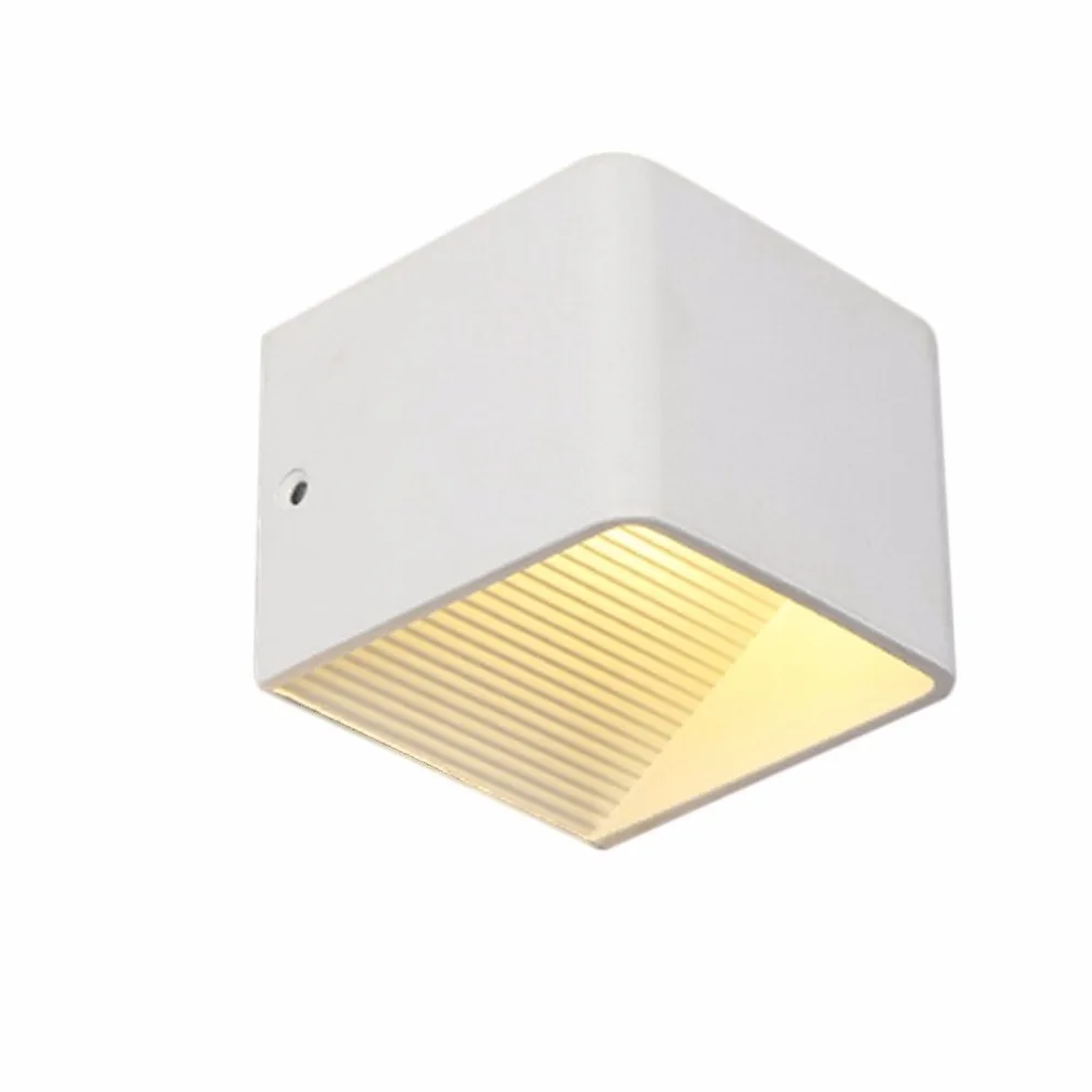 

Otp-Cfx100-5W Square Cob Wall Lamp Warm Light Led Aluminum Wall Lamp Simple And Stylish Wall Light Led Bedside Lamp