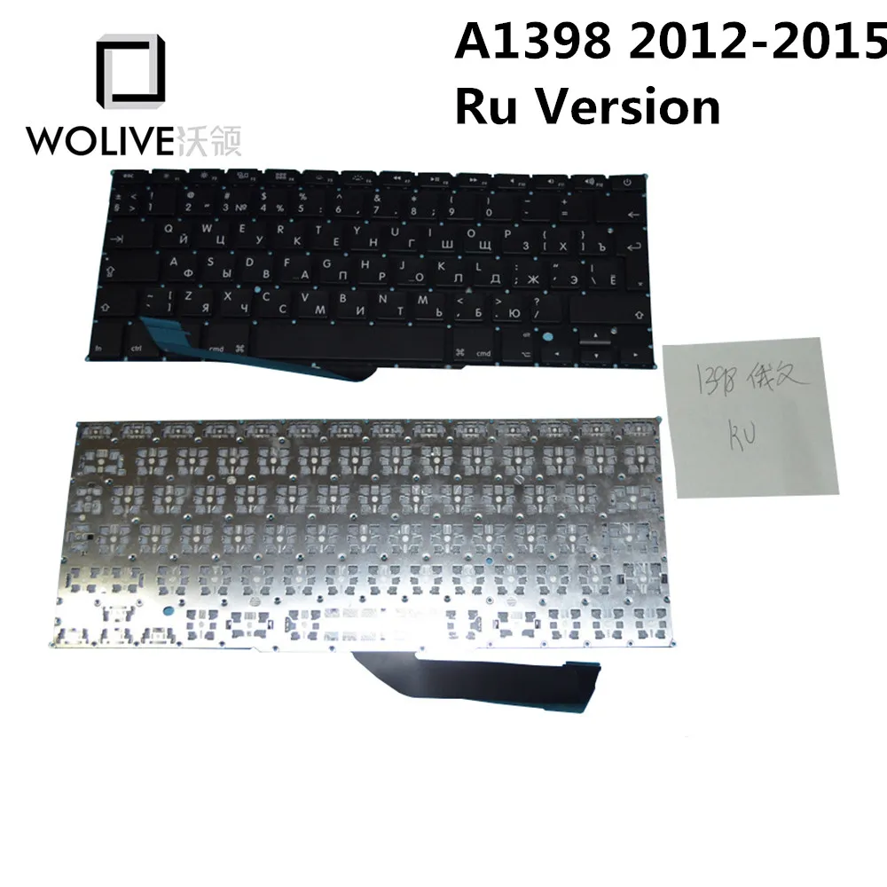 Wolive Genuine Ru Brand new Keyboard language version Ru For font b Macbook b font Pro
