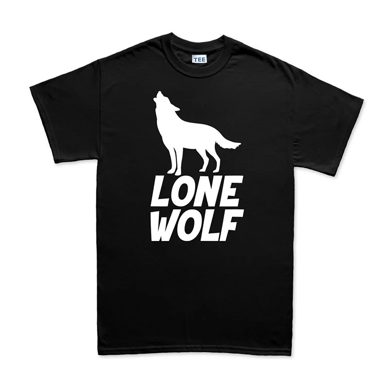 Lone Wolf Introvert Funny T shirt Short Sleeve 100 Cotton Tee Shirt