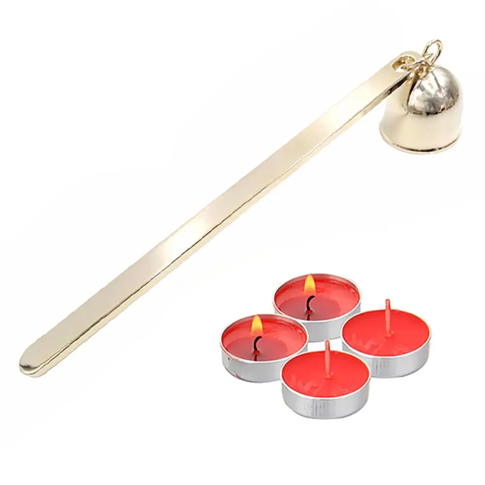 Bell Shape Snuffers Stainless Steel Oil Lamp Cutter Candle Wick Trimmer Cover New in Candle