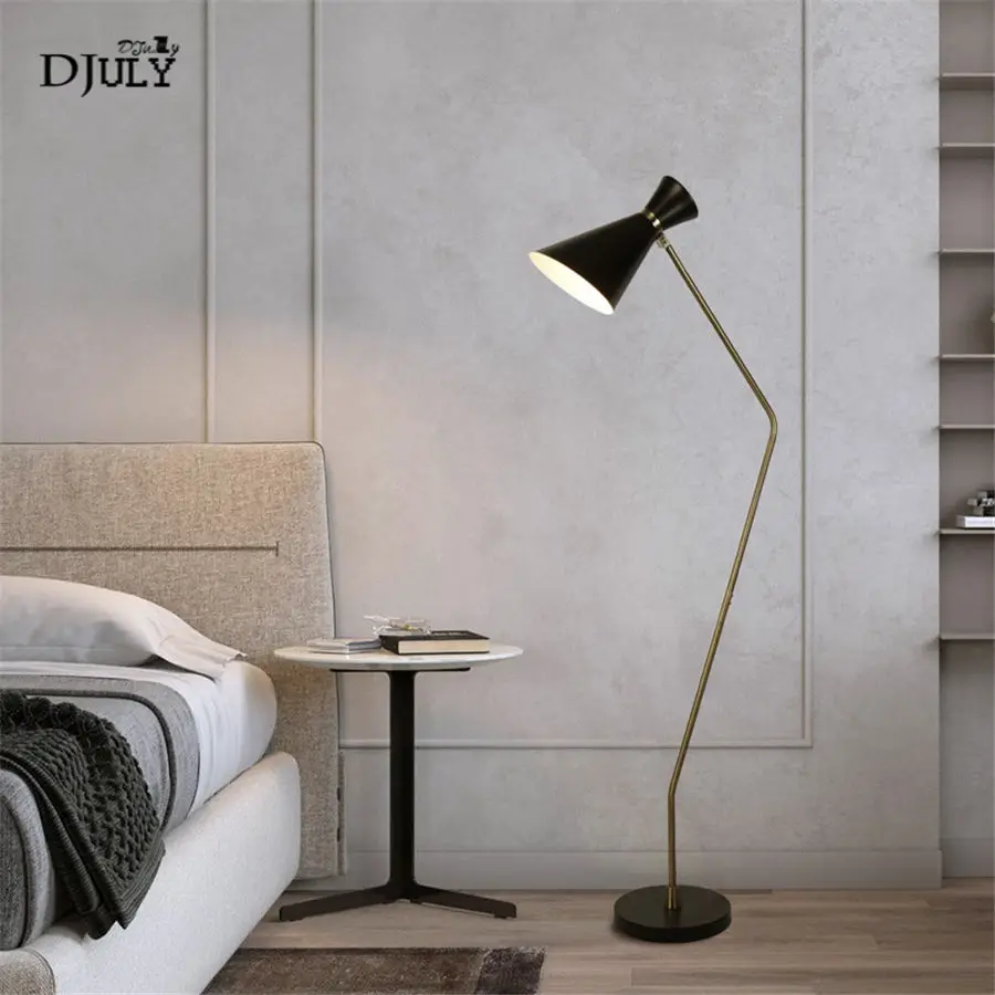 

American retro metal floor lamp lighting for living room bedroom studio indoor standing lamps loft decor luminaire industrial
