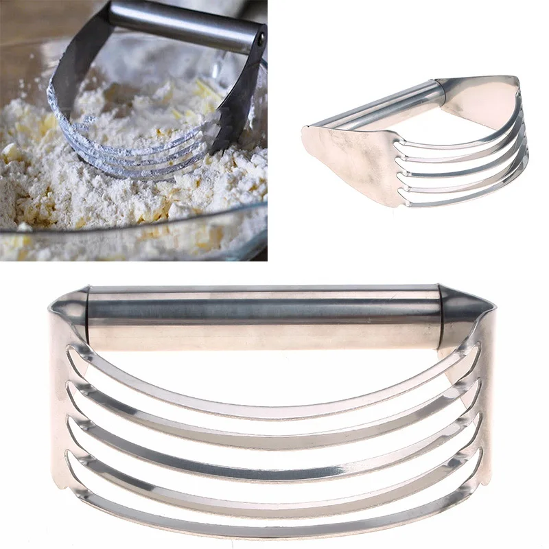  New Random Color Stainless Steel Kitchen Craft Pastry Dough Cutter Blender Mixer Whisk Tool  #71740 