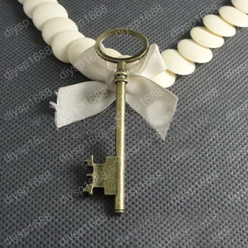 

send the new design of ancient bronze metal key pendant 80*23MM 10pcs/lot for DIY jewelry accessories 011001023