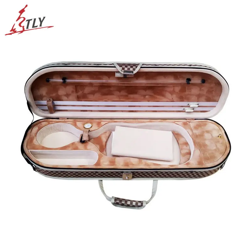 TONGLING High Quality Canvas Violin Case 4/4 3/4 2/4 1/4 Foamed Violino