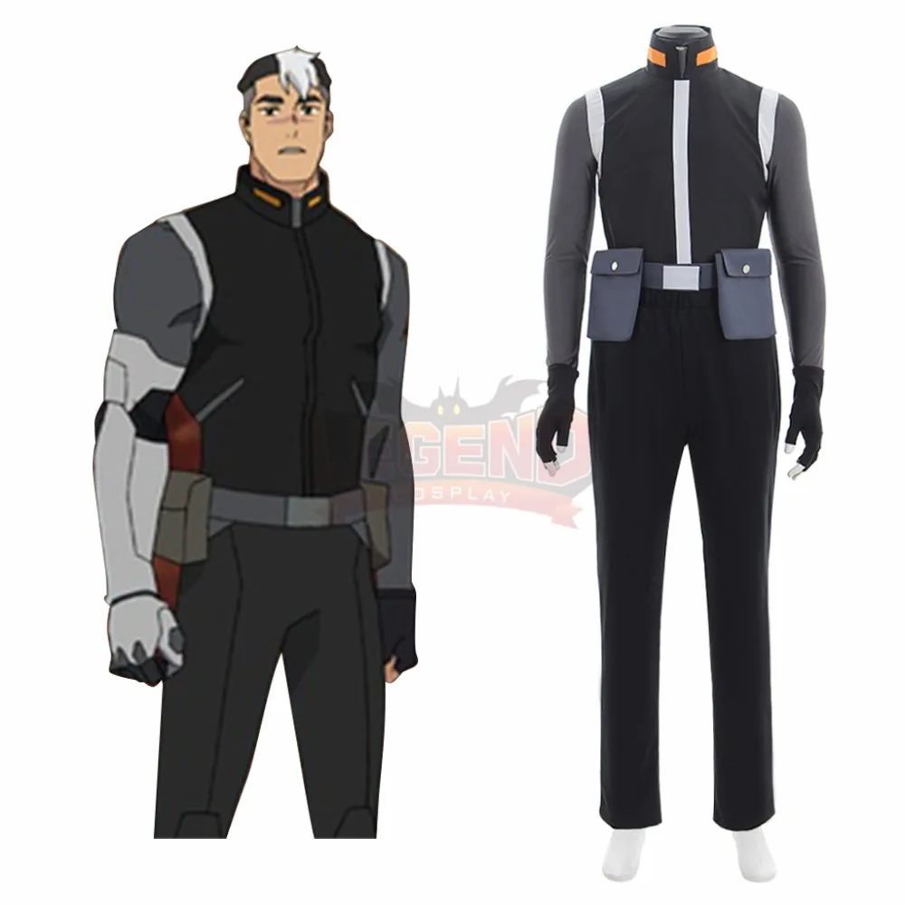 

Cosplay legend Voltron:Legendary Defender Shiro Black Adult Vest Only Cosplay Costume All Size