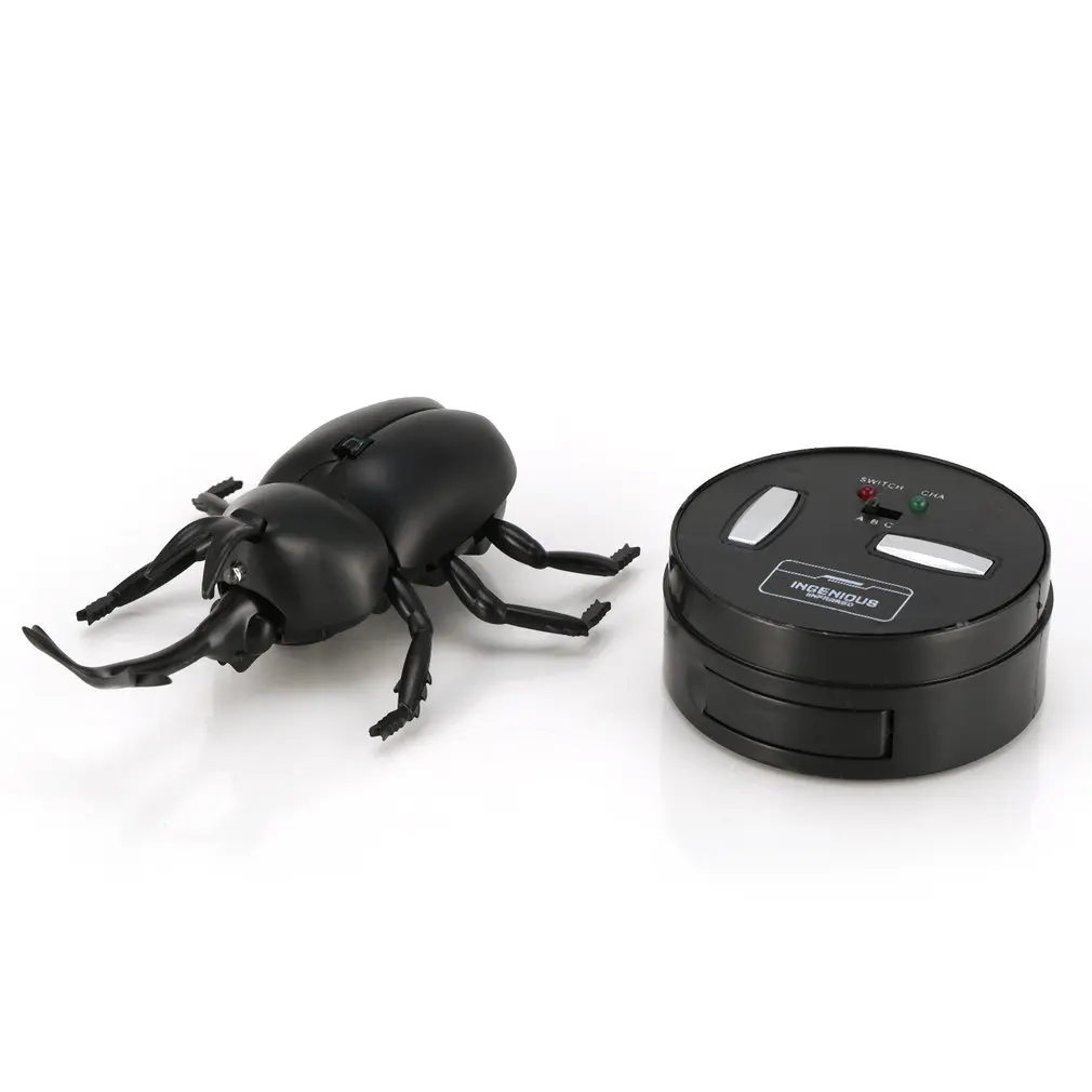 

Infrared Remote Control Realistic Moke Fake Beetle RC Prank Insect Bugs for Joke Scary Trick Toy Gift Party Surprise