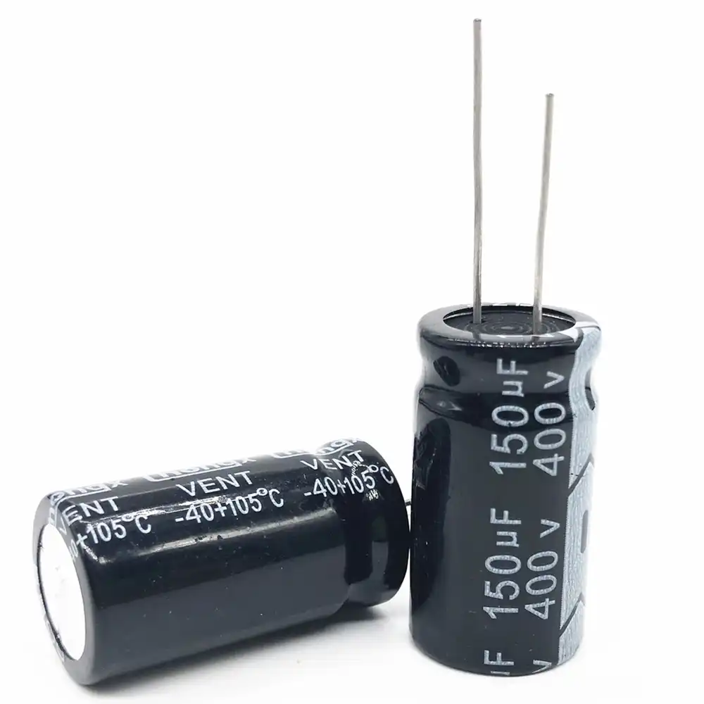 2Pcs Electrolytic Capacitors 450V//150UF Size 25*30MM New Hard Aluminum