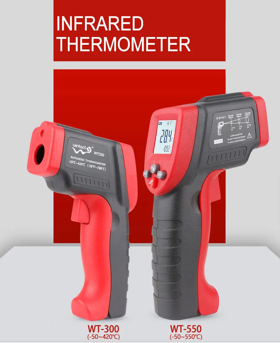 sensores-50-420 digital digital medidor de temperatura infravermelho termômetro laser