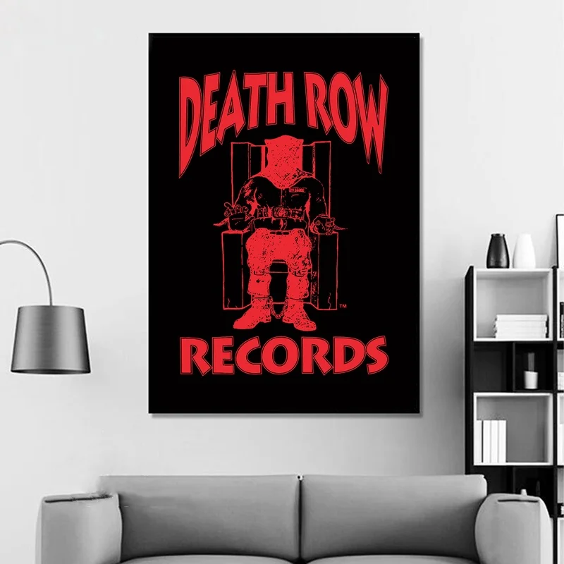 Альбомная обложка Deathrow с рисунком поп музыки искусство на холсте для гостиной