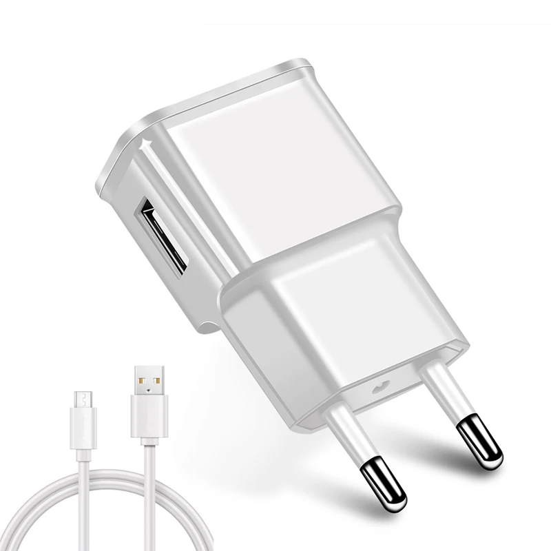 Настенное зарядное устройство для Samsung Galaxy J8 J7 J6 J5 J4 J3 J2 J1 2A + кабель Micro USB 3 фута S6 S7