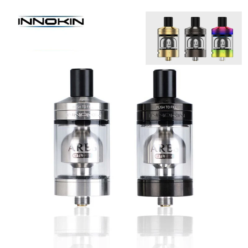 

Original INNOKIN ARES MTL RTA tank designed by Phil Busardo electronic cigarette atomizer ARES RTA 24mm 5ml Vape tank ecigarette