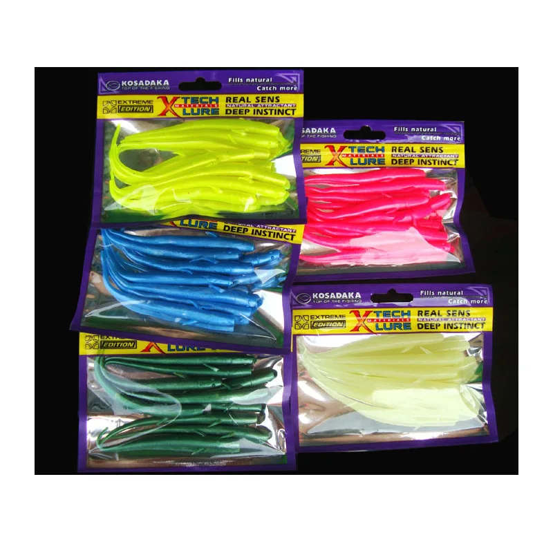 

Fishing Soft Bait Lure Artificial 7cm Loach 10 Pieces Bag Single Sharp Tail Worm