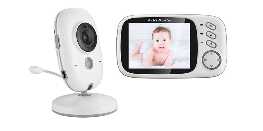 VB603 беспроводной видео цвет видеоняни и радионяни 3,2 дюймов Высокое разрешение ночное видение температура мониторы ing baby няня, безопасность