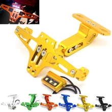 Мотоцикл номерной знак кронштейн держатель для Honda CB 599 919 400 CB600 HORNET CBR 600 F2 F3 F4 F4i 900RR 250 400 VTR 250 PCX 125