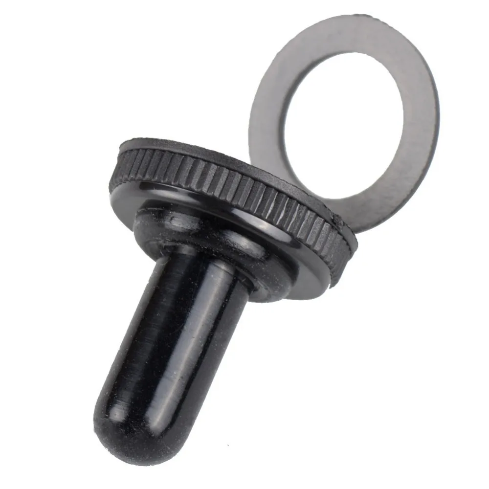 10Pcs 12mm Dia Toggle Switch Waterproof Rubber Cover Cap Waterproof Boot Cap TD