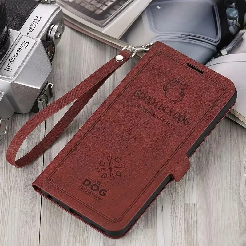 ДЛЯ Vivo Y79 Y75 Y73 V9 чехол Магнитный винтажный флип-кошелек с подставкой кожаный V7 Play