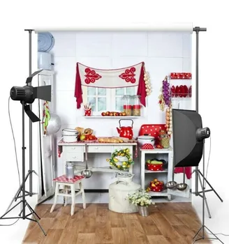 

Window Curtain Kitchen Scene Room photography background Vinyl cloth High quality Computer Print Children kids backdrop