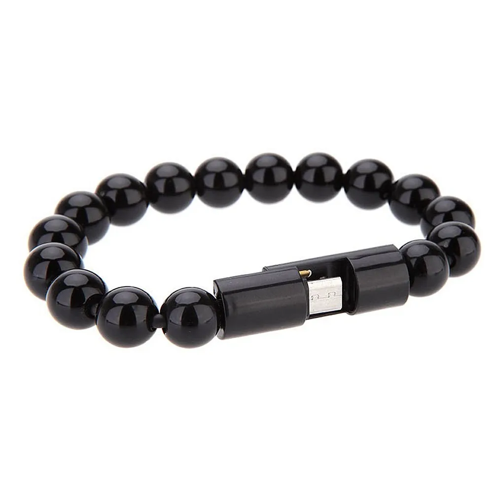 Kabel USB Gelang Pengisian Sync Data Charger untuk iPhone X 5 6S 7 7 Plus Samsung Galaxy s7 S8 Plus Hua Wei P10 Lite